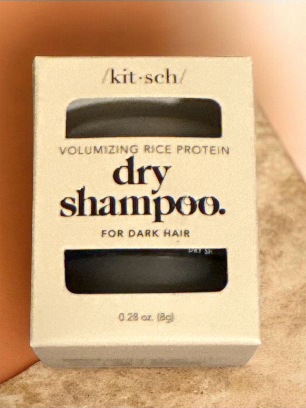 Kitsch Dry Shampoo for Dark Hair — Black & Cream Packaging